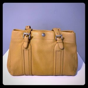 Fossil Leather Tote Bag